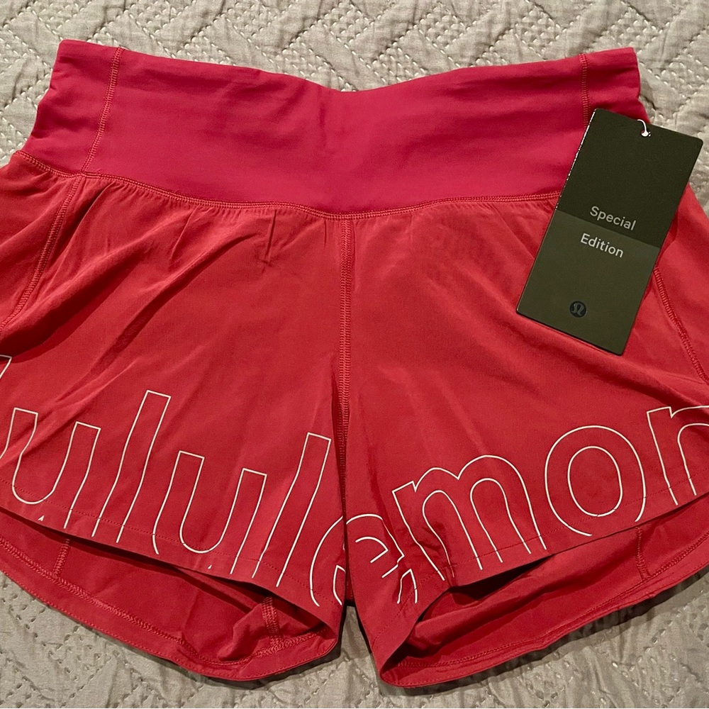 lululemon athletica Women's Red Shorts